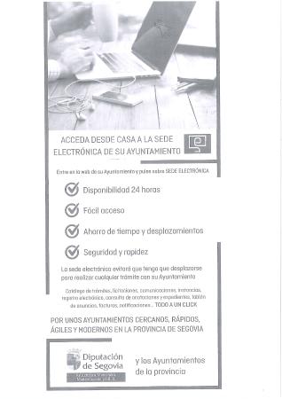 Imagen ACCEDA DESDE SU CASA A LA SEDE ELECTRÓNICA DE SU AYUNTAMIENTO