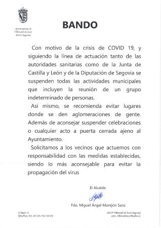 Imagen BANDO MUNICIPAL COVID-19