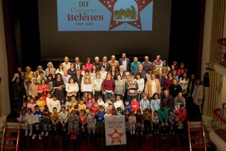 Imagen El Teatro Juan Bravo se viste de gala para hacer entrega de los premios a los ganadores del Concurso Provincial de Belenes de la Diputación